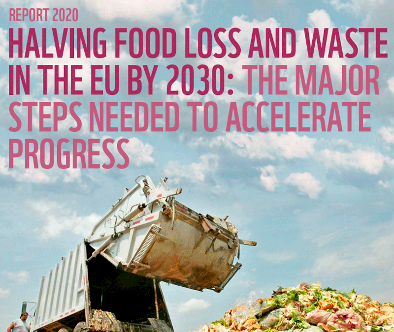 Halving food loss and waste in the EU by 2030: The major steps needed to accelerate progress