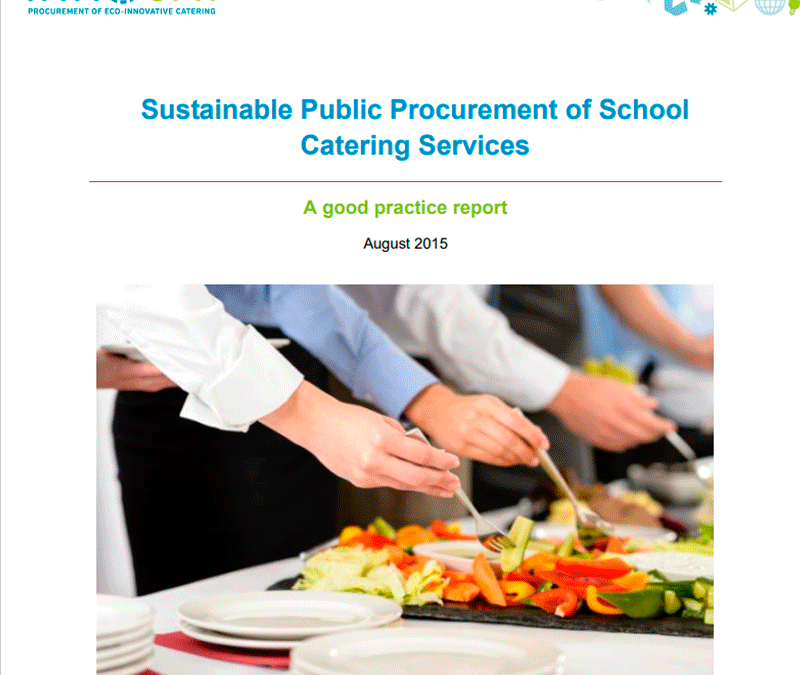 Sustainable public procurement of school catering services 2015